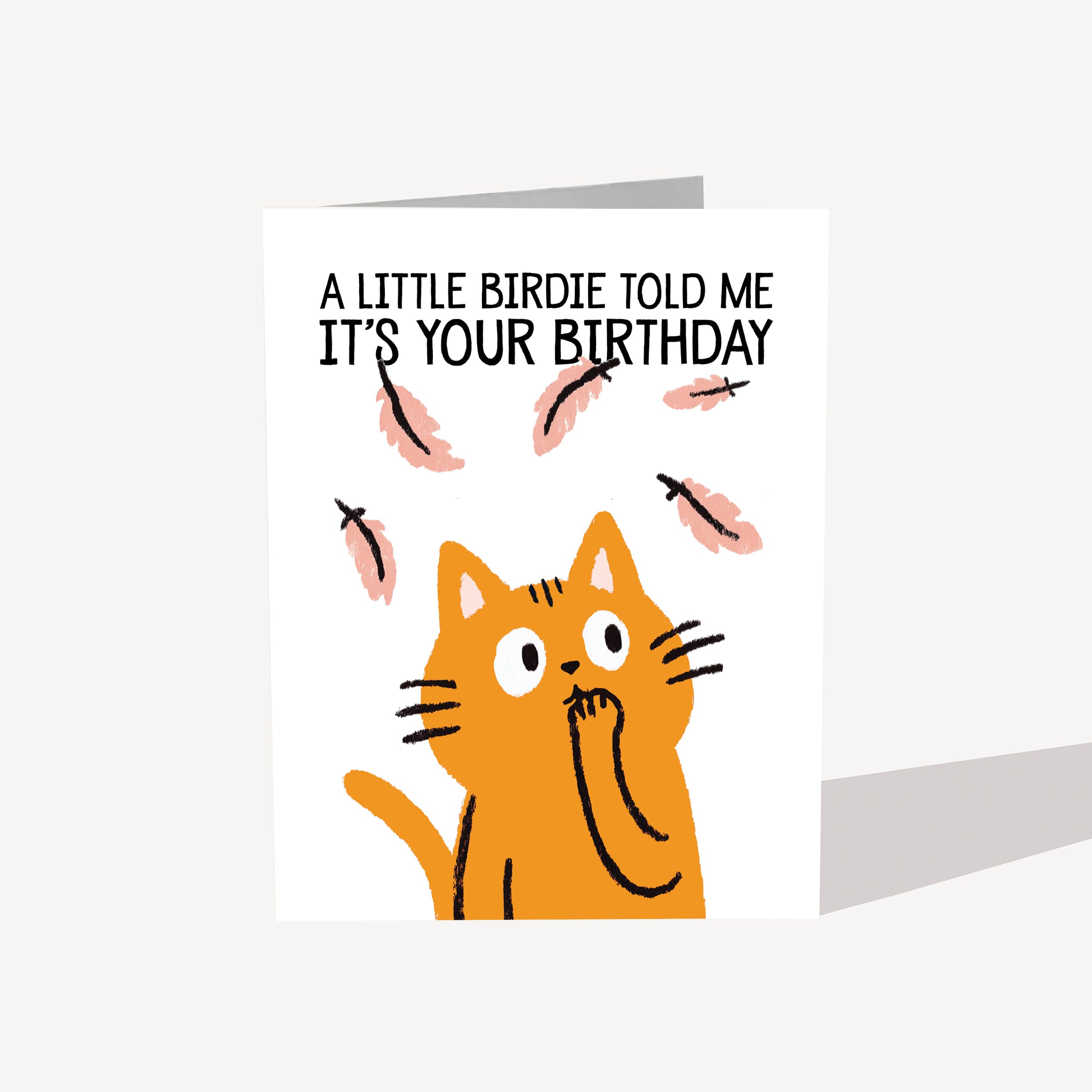 Cat Little Birdie Birthday
