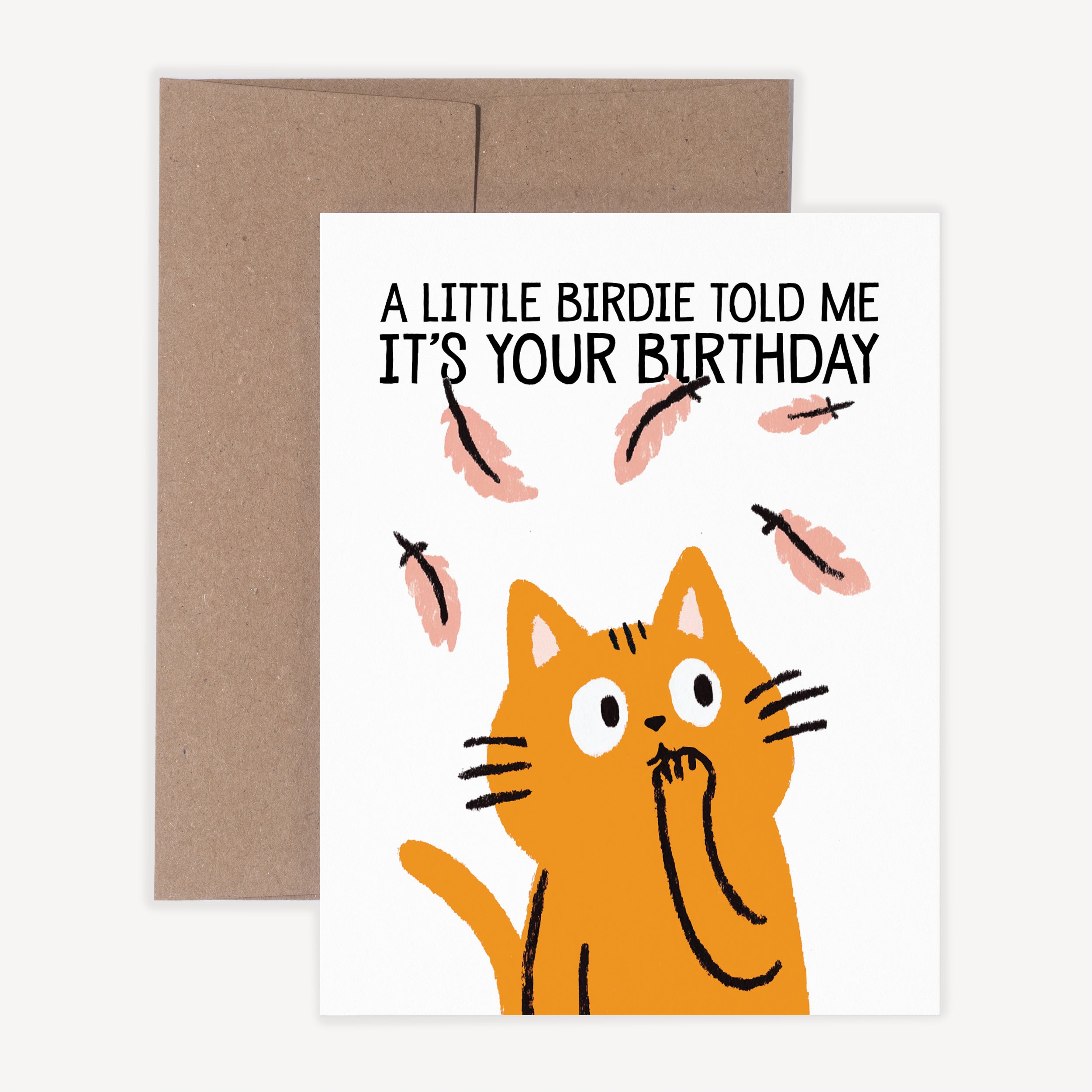 Cat Little Birdie Birthday