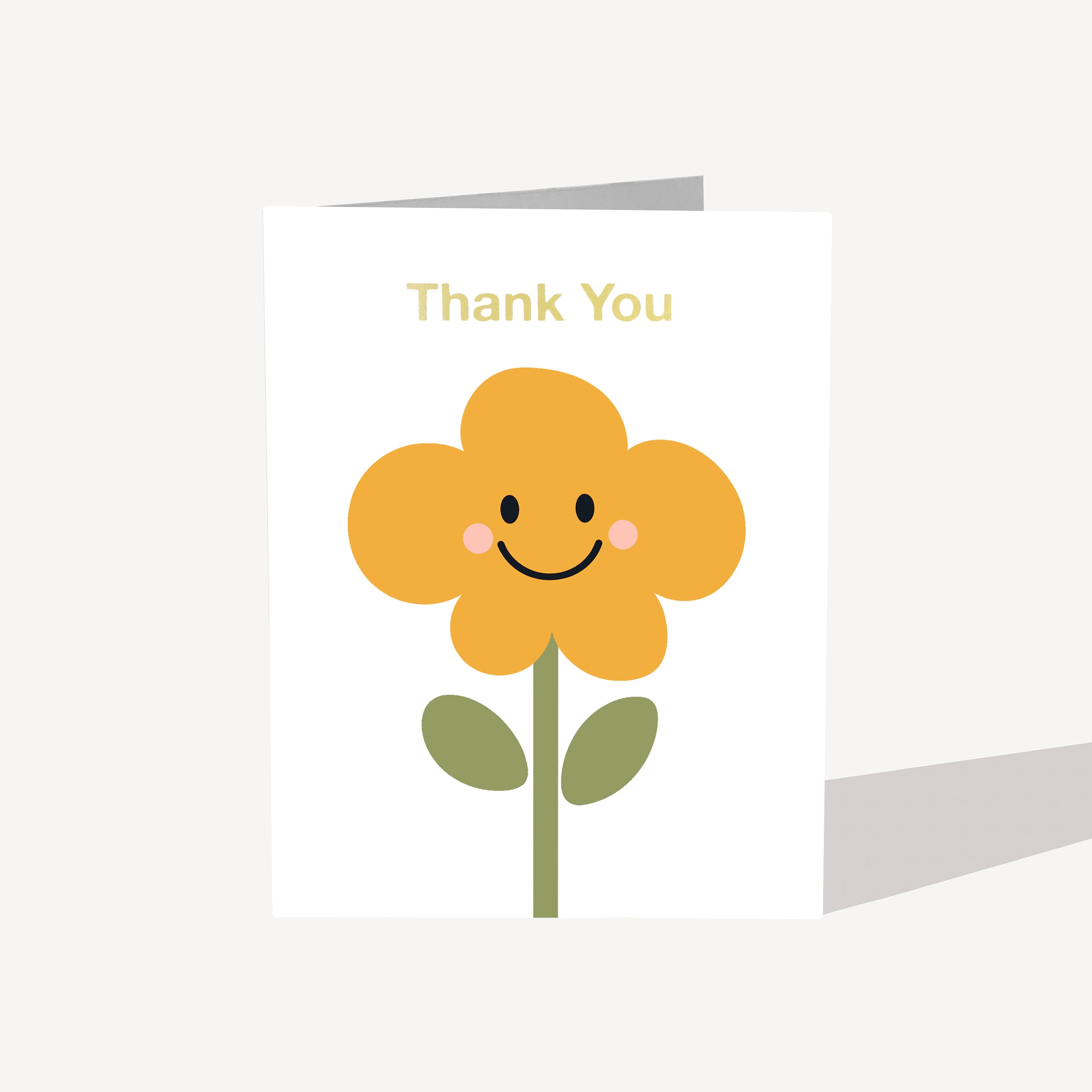Flower Thanks [Gold Foil]