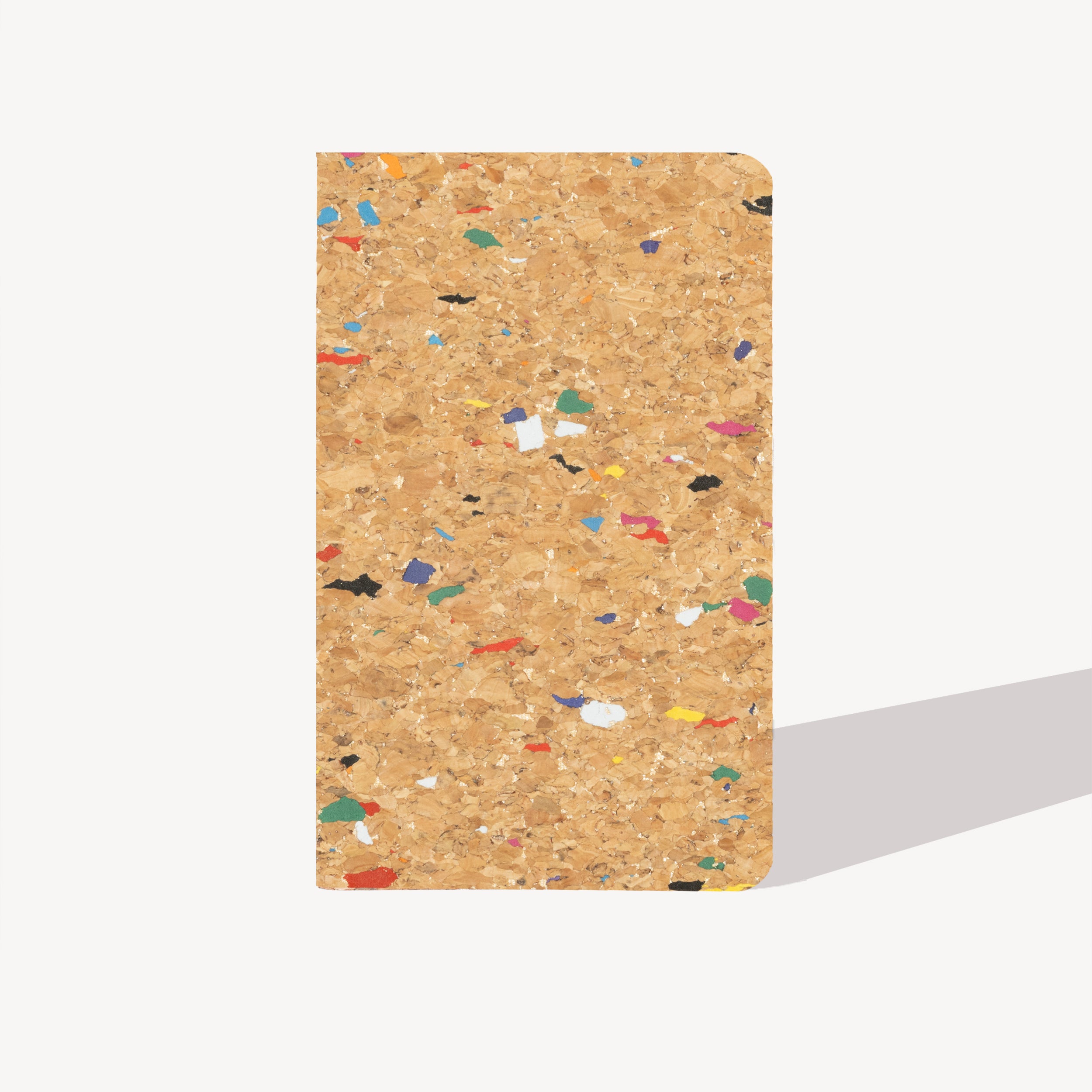 Cork + Stone Paper Color Dot Water-Proof Notebook
