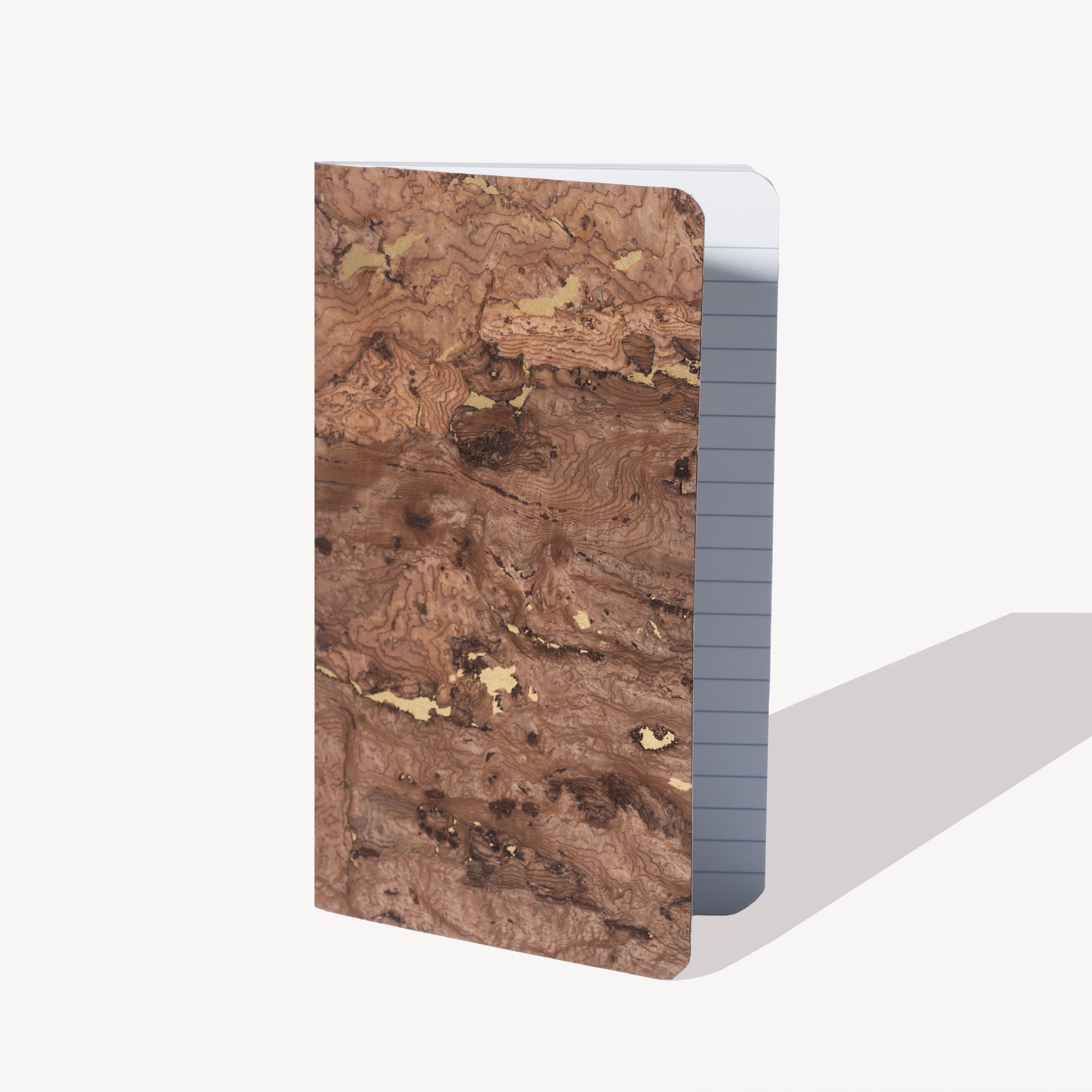 Cork + Stone Paper Water-Resistant Notebook [Gold Foil]